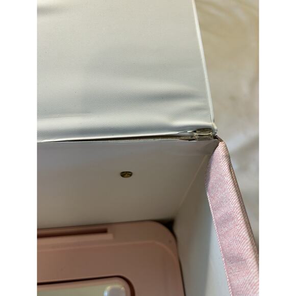 Mary Kay Cosmetics Pink Train Case Vintage 1960’s Travel Makeup Case 6 Mirrors - Picture 7 of 12